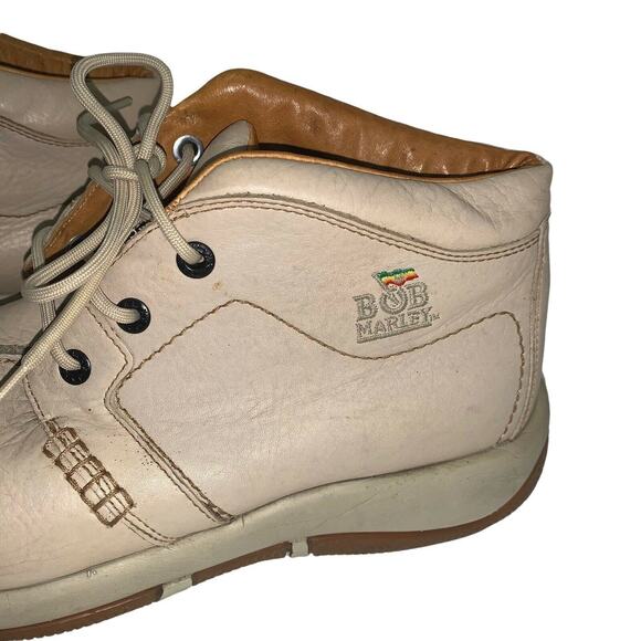 Bob Marley Chukka Shoes Boots Ivory Dress Casual Comfortable Leather Sz 12 Mens main image 8